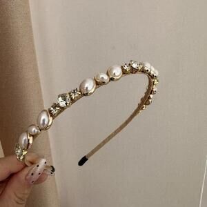 Rhinestone and Pearl Headband